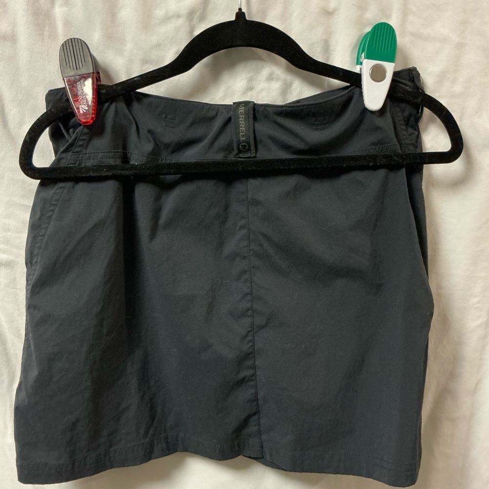 Merrell Black Outdoor skort with Orange Logo Detail